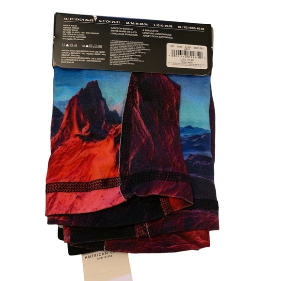 American Eagle boxer brief . Fly front , jersey , 6” inseam , regular length SM - Picture 2 of 5